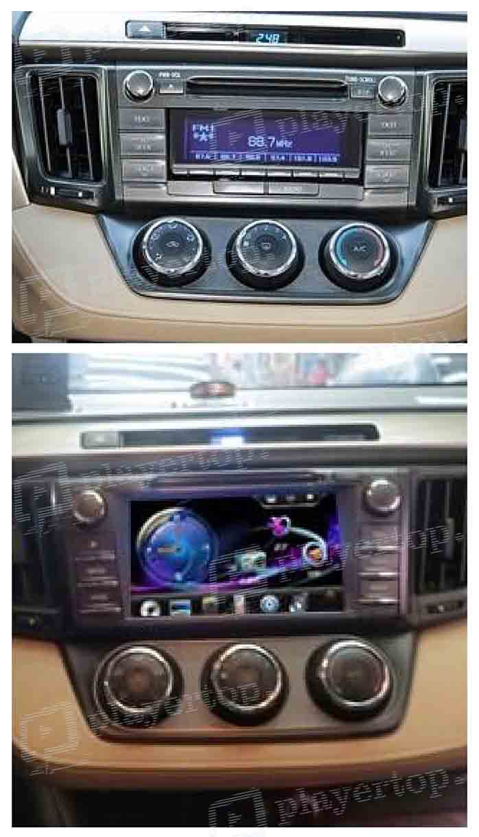 montage autoradio toyota rav4 2014